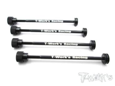 ALU Halter für 1/10 Touring Räder und OFF ROAD 2WD 100mm schwarz